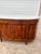 Wood French 19th Century Louis XVI Mahogany Carrara Marble Top Demilune Sideboard For Sale - Image 7 of 12
