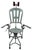 Vintage Adjustable Industrial Dental Chair For Sale - Image 9 of 12