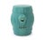 Ceramic Chinese Turquoise Glazed Ceramic Garden Seat For Sale - Image 7 of 11