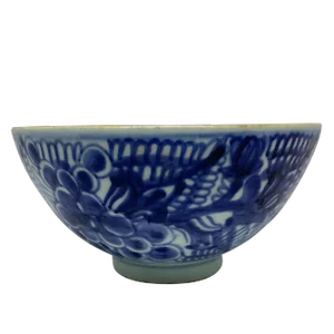 19th Century Chinese Blue & White Porcelain Bowl