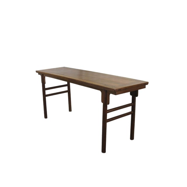 Chinese 75" Long Antique Chinese Painting Table For Sale - Image 3 of 8