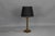 Rewired Corinthian column table lamp in brass. Shade not included. Circa 1890. UK Plug (up to 250V).The wiring of this...
