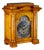 19th Century Baroque Wall Clock in Biedermeier Case For Sale