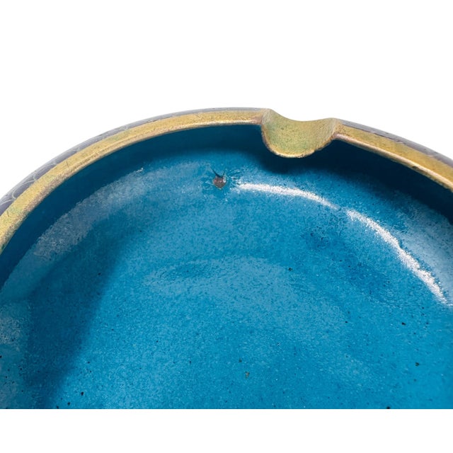 1960s Beijing Jingfa Cloisonné Trinket Trays / Ashtrays - Set of 3 For Sale - Image 17 of 18