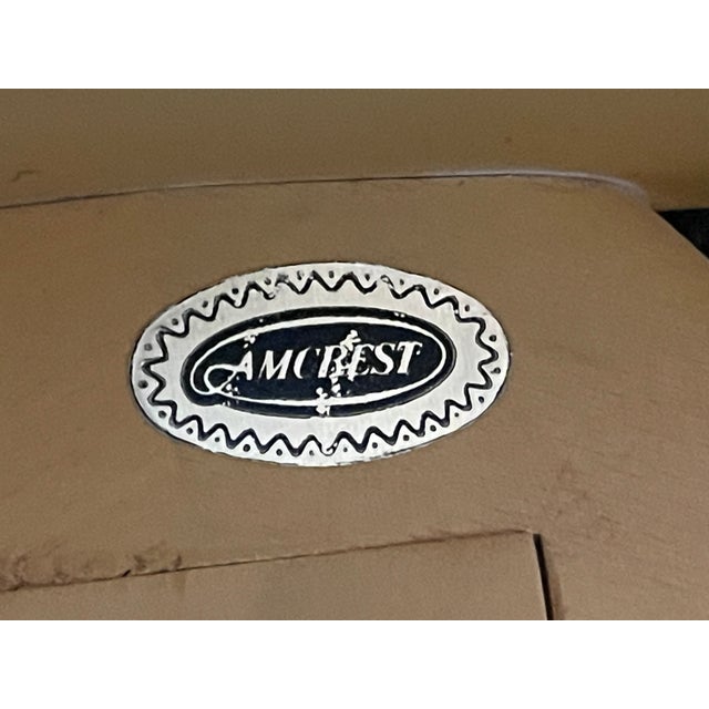 Beige 1960s Mid Century (Attributed to Hans Wegner Danish Design) Amcrest Silent Butler Chair For Sale - Image 8 of 8