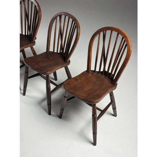 Windsor Dining Chairs, Set of 4 For Sale - Image 4 of 18