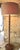 Large Art Deco parquet floor lamp, work of a French decorator, imposing in size at 187 cm with the lampshade which is...