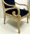 Neoclassical Mid 20th Century Carved French Bergere Chairs - A Pair For Sale - Image 3 of 11