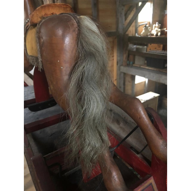 19th Century Folk Art Hobby Horse Toy For Sale - Image 9 of 13