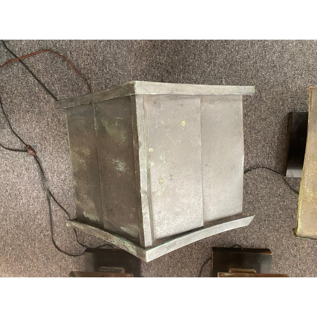 1910s Old Japanese Copper Lantern Table Lamps Set of 4 Chairish