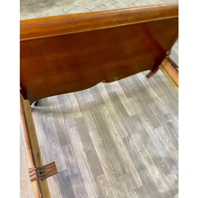 Vintage Cherry Twin Size Sleigh Bed Chairish