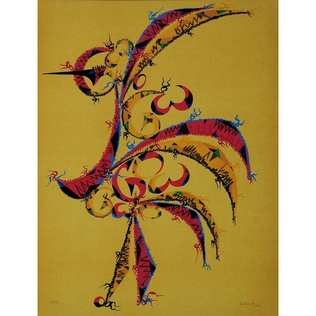 Letter G - Original Lithograph by Raphael Alberti - 1972 1972 For Sale