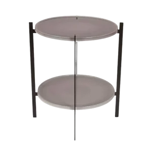 Cloudy Grey Porcelain Deck Table by OxDenmarq