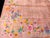 Textile 1930s Orange-Peach Floral Modern Antique Chinese Art Deco Rug Handknotted Carpet For Sale - Image 7 of 7