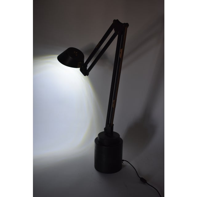 Ebony "Division St" Desk Lamp by Oblik Studio For Sale - Image 8 of 11