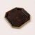 Hollywood Regency Italy Tortoiseshell Acrylic Glass Bakelite and Brass Tray in the style of Dior and Gucci, 1970s For Sale - Image 3 of 7