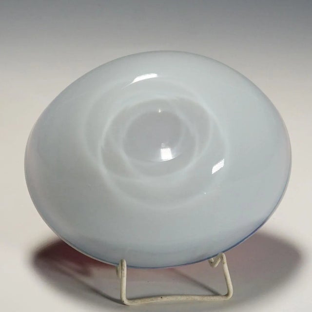 1950s Alabastro Art Glass Bowl by Archimedes Seguso, Murano, Italy, 1958 For Sale - Image 5 of 6
