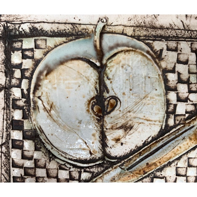 Vintage Studio Pottery Wall Plate, 1970s For Sale - Image 5 of 18