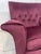 Wood Vintage Lounge Chair in Purple Velvet, 1952 For Sale - Image 7 of 13