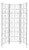 Wire Three-Panel Folding Screen For Sale