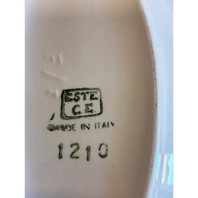 Vintage Este Ceramiche Italy Sculptural White Oyster Dish For Sale - Image 11 of 11