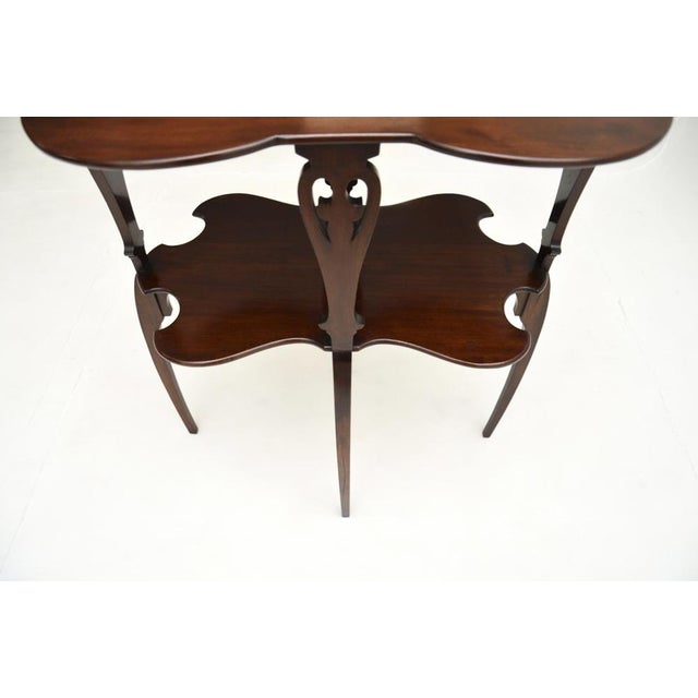 Wood Arts and Crafts Occasional Side Table, 1890s For Sale - Image 7 of 8