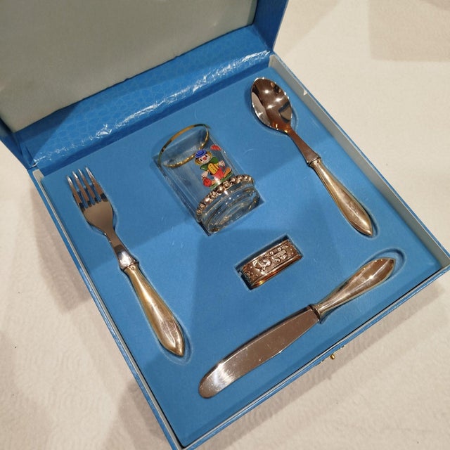 Silver Set of Cutlery, Set of 6 For Sale - Image 6 of 6