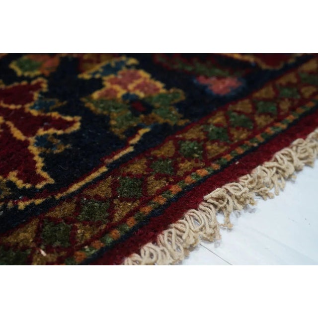 19th Century Vintage Persian Kashan Rug 4'6'' X 6'6'' For Sale - Image 5 of 11