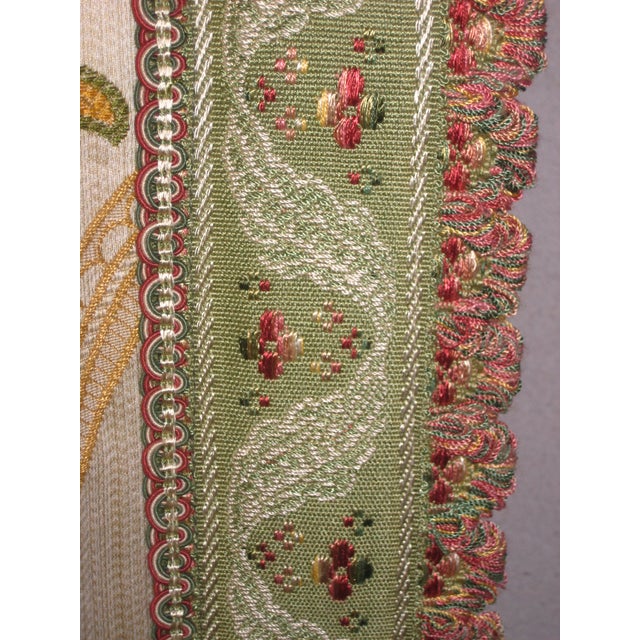 Pair of Vintage Curtains Art Nouveau Style For Sale - Image 12 of 15