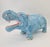 Paper Large Vintage Papier-Mâché Hippopotamus Figurine, 1970s For Sale - Image 7 of 11