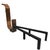 1930s Art Deco Modernist Copper and Iron Firedogs / Andirons, Pair For Sale In Los Angeles - Image 6 of 8