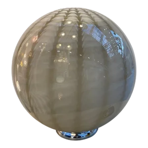Italian Table Lamp Murano Glass by SimoEng in Light Brown