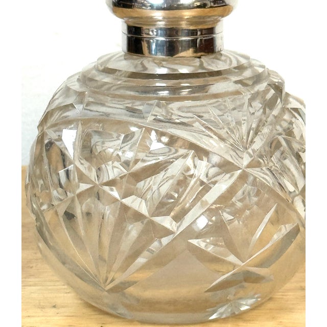 English Silverplated Figural Nymph & Cut Glass Perfume Bottle, Circa 1905 For Sale - Image 11 of 18