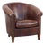 English Style Club Chair in Cowhide Leather For Sale