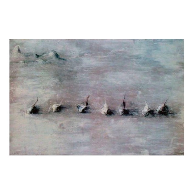 Miguel Barcelo Paysage Avec Sept Fruits, 1989 For Sale