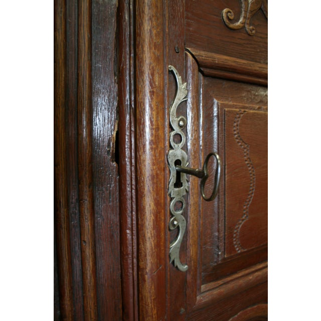 Late 20th Century English Hand Carved Armoire For Sale - Image 9 of 9