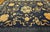 Chinese Great Navy Blue and Ivory Color With Animalistic and Florid Design Antique Chinese Peking Rug For Sale - Image 3 of 8