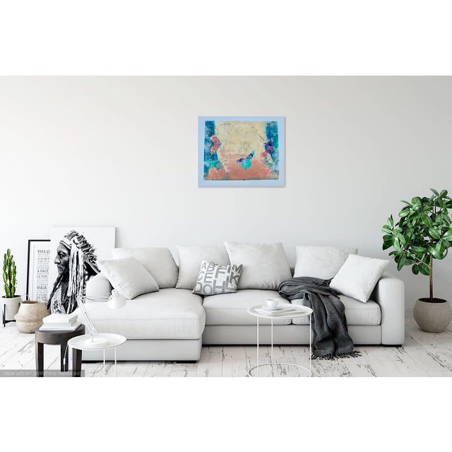 "Celebration" Contemporary Modernist Abstract Monotype by Martha Holden For Sale - Image 4 of 6