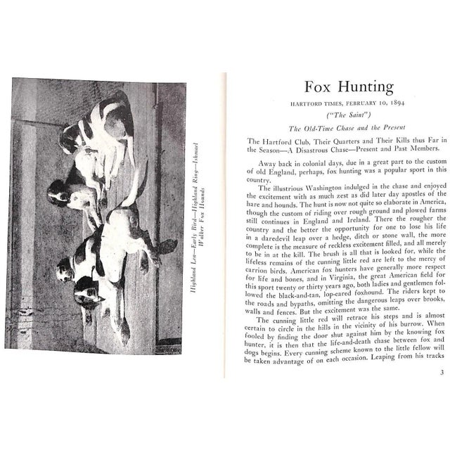 "A Fox Hunter's Scrapbook" 1945 Enders, John O. For Sale - Image 10 of 12