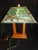 Mission 1990s Augusta National/Masters Golf 12th Hole Slag/Stained Glass Desk Lamp For Sale - Image 3 of 5