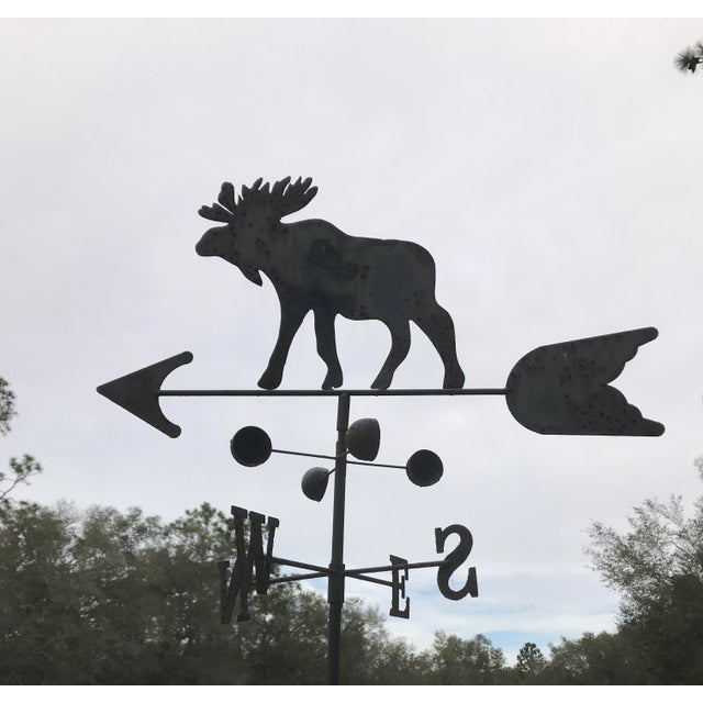Antique Moose Free Standing Weathervane Chairish