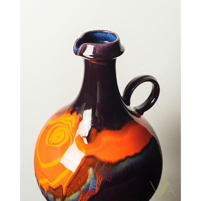 Ceramic Large Porcelain Vase Jug from Hutschenreuther, 1970s For Sale - Image 7 of 7