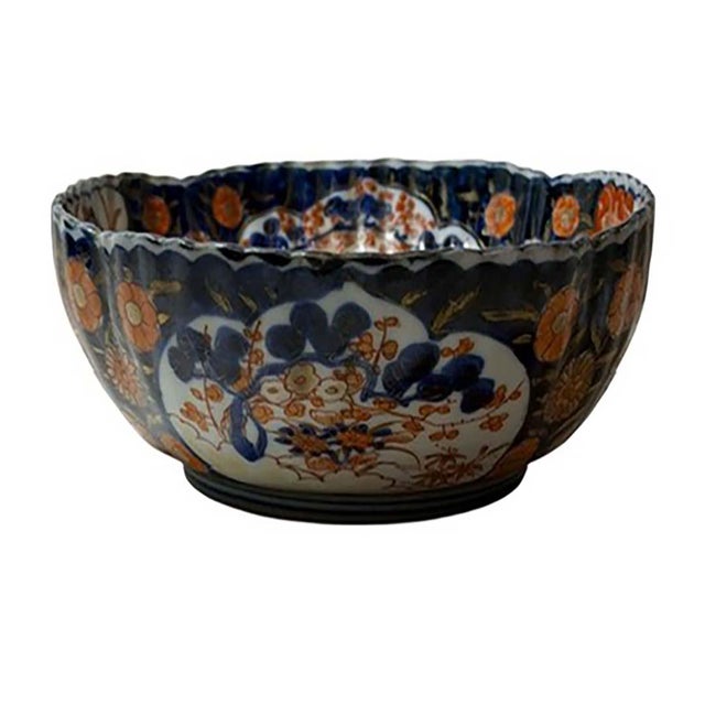 Ceramic Early 19th Century Japanese Imari Porcelain Bowl For Sale - Image 7 of 11