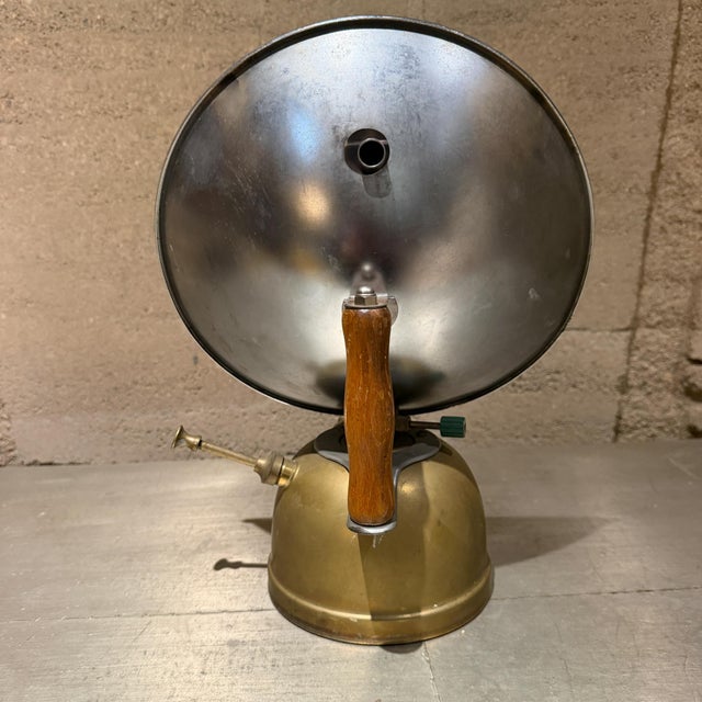 Mid-Century Modern Bialaddin Bowl Fire Paraffin Heater Industrial Decor For Sale - Image 13 of 16