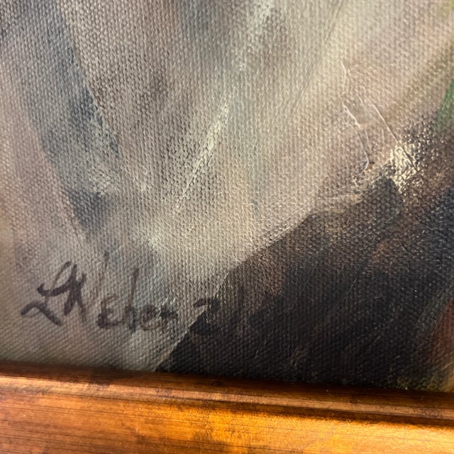 20th Century European School Still Life Tulips Framed Signed For Sale In Washington DC - Image 6 of 11