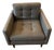 Crate & Barrel Petrie Dark Gray Petrie Armchair For Sale