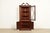 Mid 20th Century Baker Furniture Style Georgian Flame Mahogany Corner Cabinet, Circa 1940s For Sale - Image 5 of 10