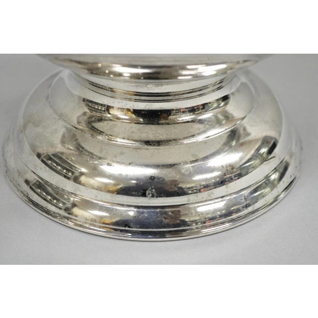 Silver Vintage Victorian Silver Plated Trophy Cup Urn Champagne Chiller Bar Ice Bucket For Sale - Image 8 of 16