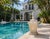 Stone Vintage Palm Beach Regency Pier-Top Cast Stone Garden Lantern For Sale - Image 7 of 12
