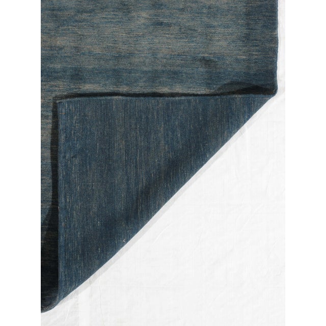 1980s Vintage Hand-Knotted Persian Gabbeh Rug 8'8" X 9'3" For Sale - Image 5 of 6